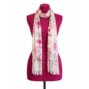 NWT Vintage Sue Wong Nocturne Beaded Silk Scarf Shawl - Jacobson’s Archive